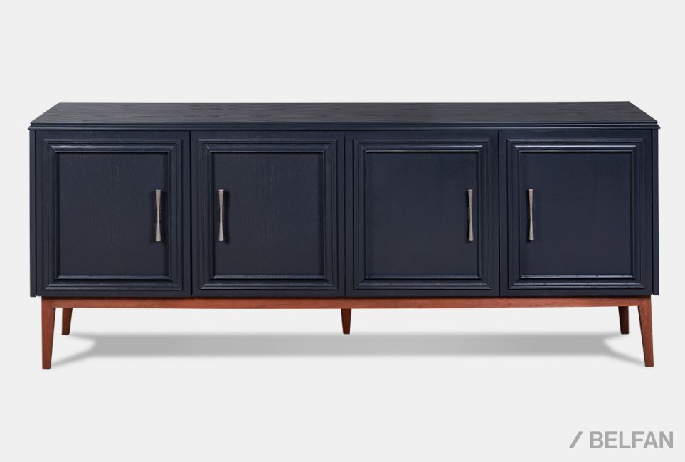 Тумба "Сакраменто" 4 массив и шпон дуба, МДФ 3