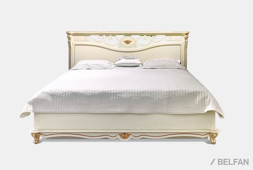 Кровать "Алези" с подьемным механизмом (низкое изножье) массив и шпон дуба 7