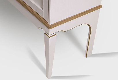 Тумба "Стюарт"; *ГМ 6539; персидский жемчуг, натуральный дуб