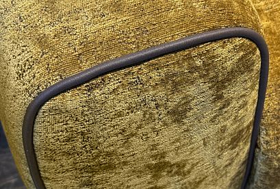 "Грей" диван с оттоманкой; раскл.; 1EL+10W+8R; Реклайнер; Runa 09 (33342)+Enzo 236 (34930); (гр.5/ТД/СМ)