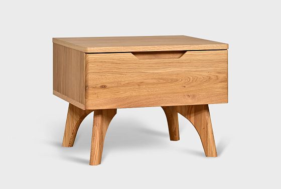 Тумба прикроватная "Элва" B-1 массив и шпон дуба 12