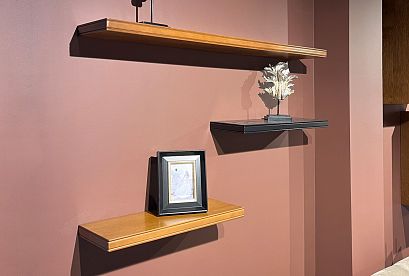 Полка навесная "Тэфи"; *ММ-267-18/01; 1200; коньяк