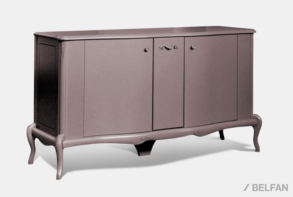 Тумба "Флерон" массив и шпон бука 1