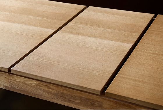 Стол обеденный "Wallstreet" (раскладной) массив и шпон дуба 2