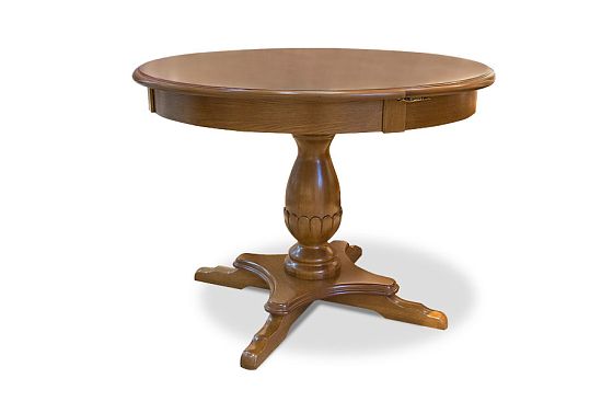 Стол обеденный "Полонез" (круглый) массив и шпон дуба 3