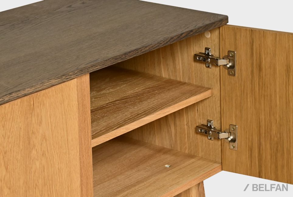 Тумба "Элва" D-3 массив и шпон дуба 2