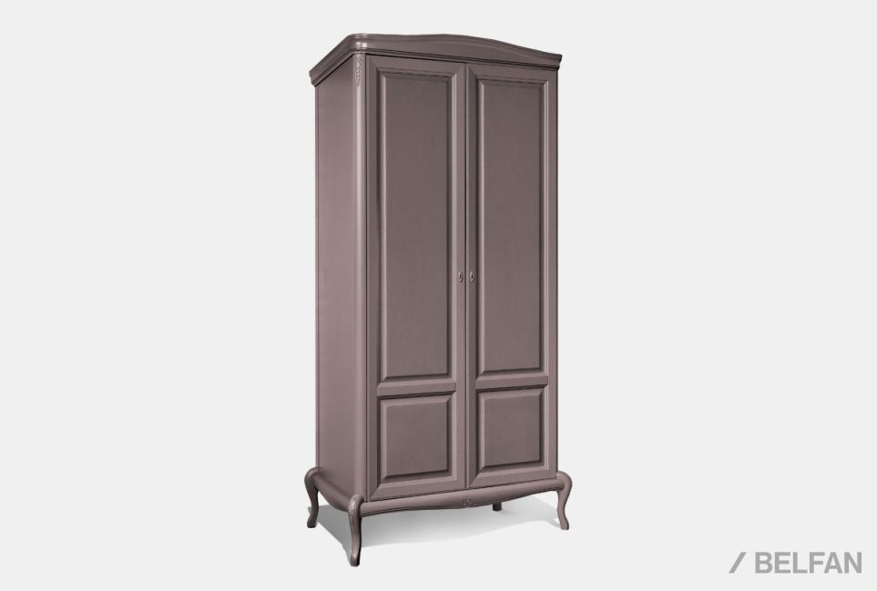 Шкаф для одежды "Флерон" 2-х дв. массив и шпон бука 1