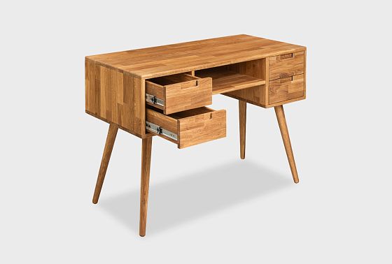 Стол письменный "Ирвинг" (2 тумбы) массив дуба 12