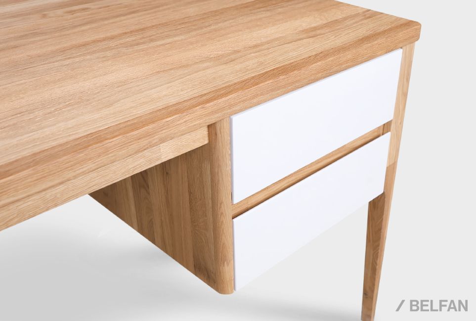 Стол письменный "Уоллстрит" массив дуба, МДФ 5