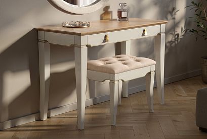 Стол-консоль "Стюарт"; *ГМ 6588; персидский жемчуг, натуральный дуб