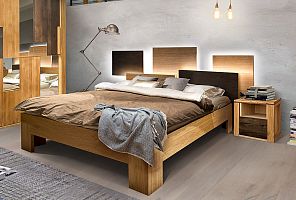 Кровать "Берген" 160 (с подсветкой)