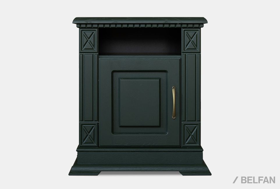 Тумба прикроватная "Верди Люкс" массив и шпон дуба 1