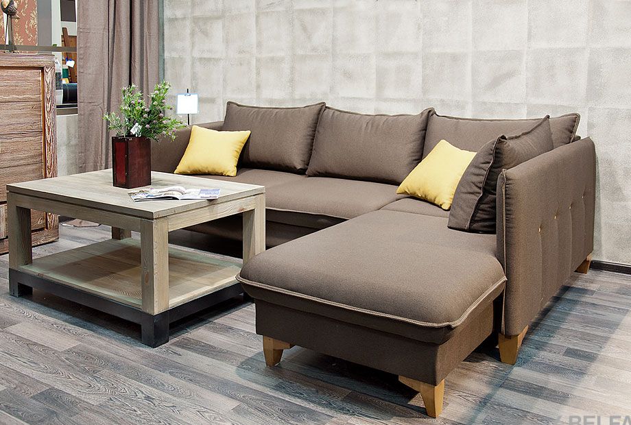 "Морган" диван угловой с оттоманкой 3