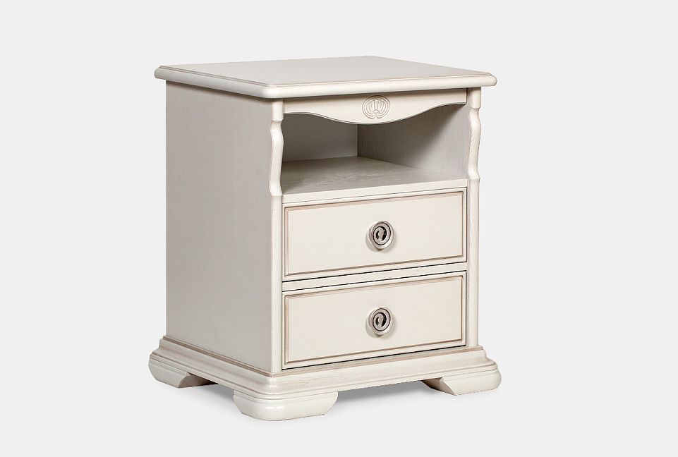 Тумба прикроватная "Лика"; табак с тёмной патиной