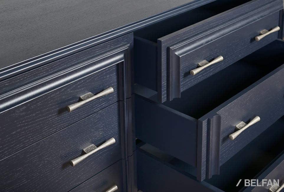 Комод "Сакраменто" 6 массив и шпон дуба, МДФ 5