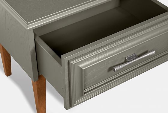 Тумба прикроватная "Сакраменто" массив и шпон дуба, МДФ 8