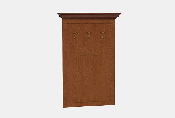 Вешалка настенная "Алези" массив и шпон дуба 2