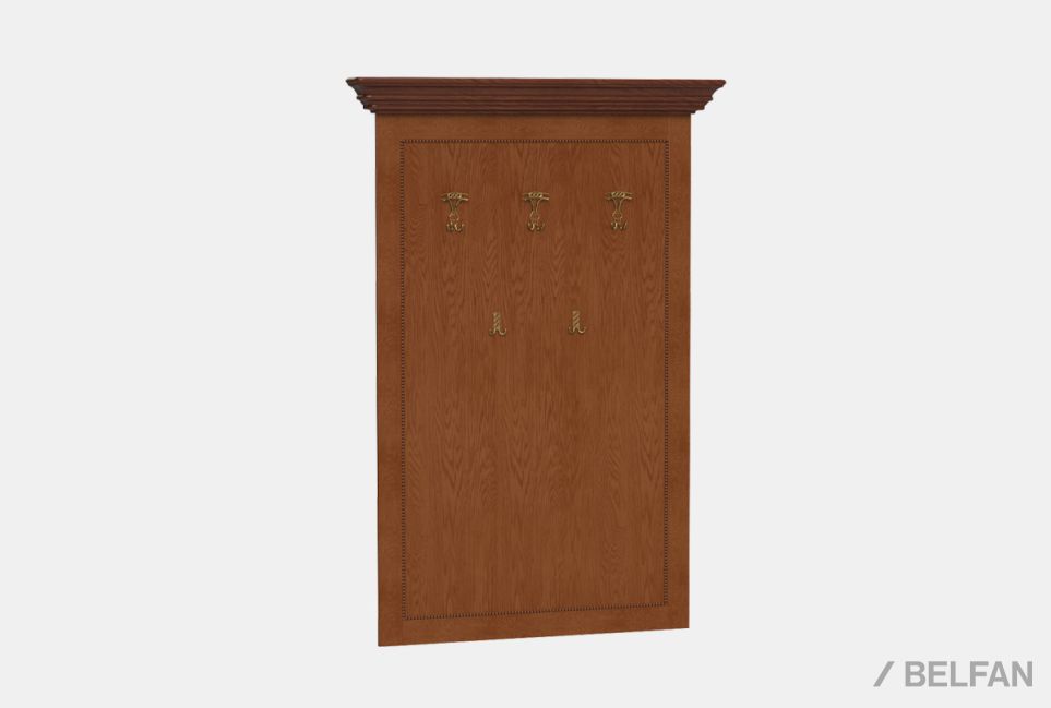 Вешалка настенная "Алези" массив и шпон дуба 1