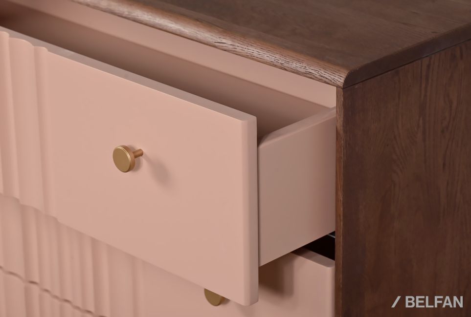 Комод "Меридиан" 3 массив дуба, МДФ 3