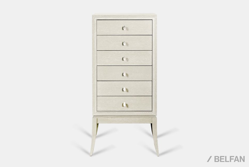 Комод высокий "Коста" массив и шпон дуба 1