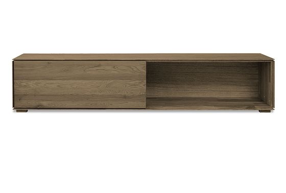 Тумба под ТВ "Гринвуд" массив дуба 16