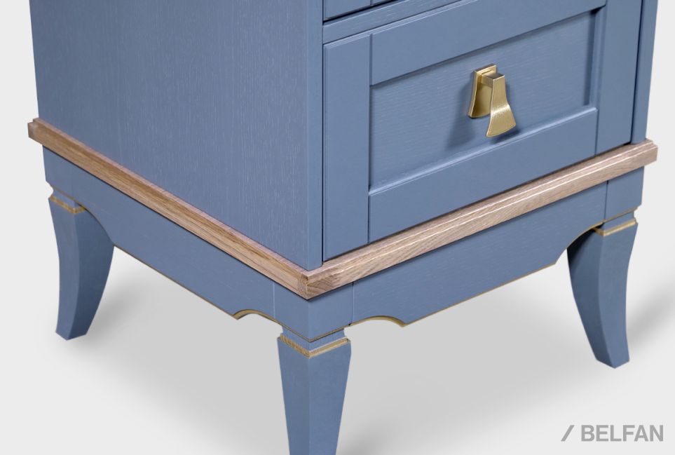 Стол письменный "Стюарт" (тумба слева) массив и шпон дуба 4