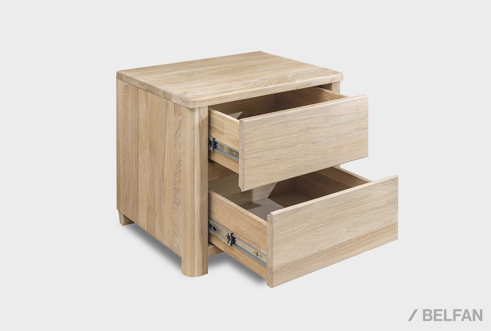 Тумба прикроватная "Норд" массив дуба 7