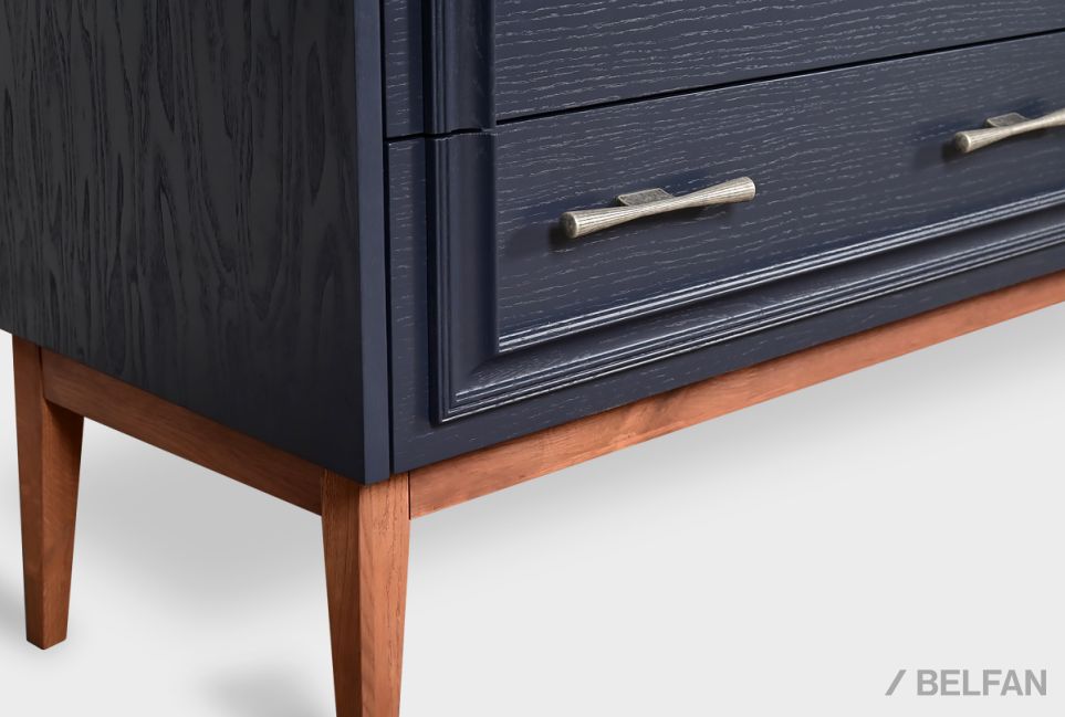 Комод "Сакраменто" 6 массив и шпон дуба, МДФ 7