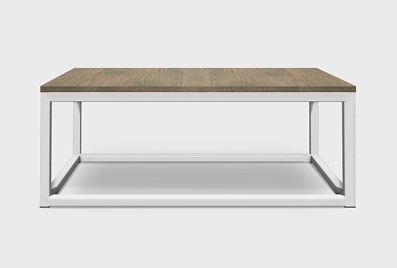 Стол журнальный "Арт" прямоугольный 259 массив дуба, металл 4