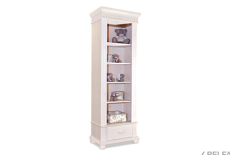 Стеллаж "Хельсинки-01" (1 ящик) массив сосны 1