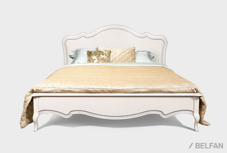 Кровать "Трио" (низкое изножье) массив и шпон дуба 1