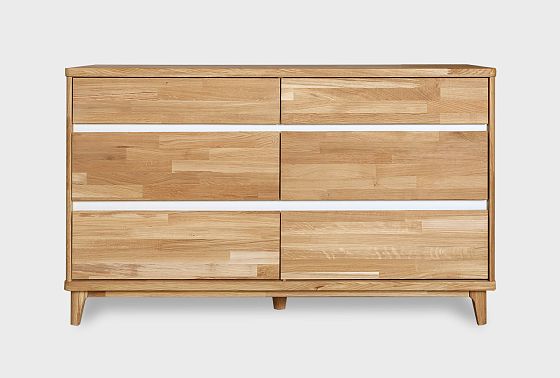 Комод "Уоллстрит" 6 массив дуба, МДФ 4