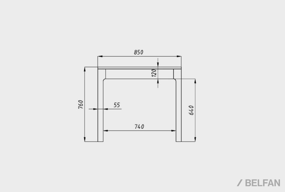 Стол обеденный "Норд" (раскладной) массив дуба 4