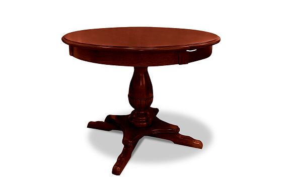 Стол обеденный "Полонез" (круглый) массив и шпон дуба 3