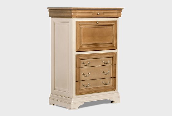 Тумба высокая "Оливия" массив и шпон ольхи 7