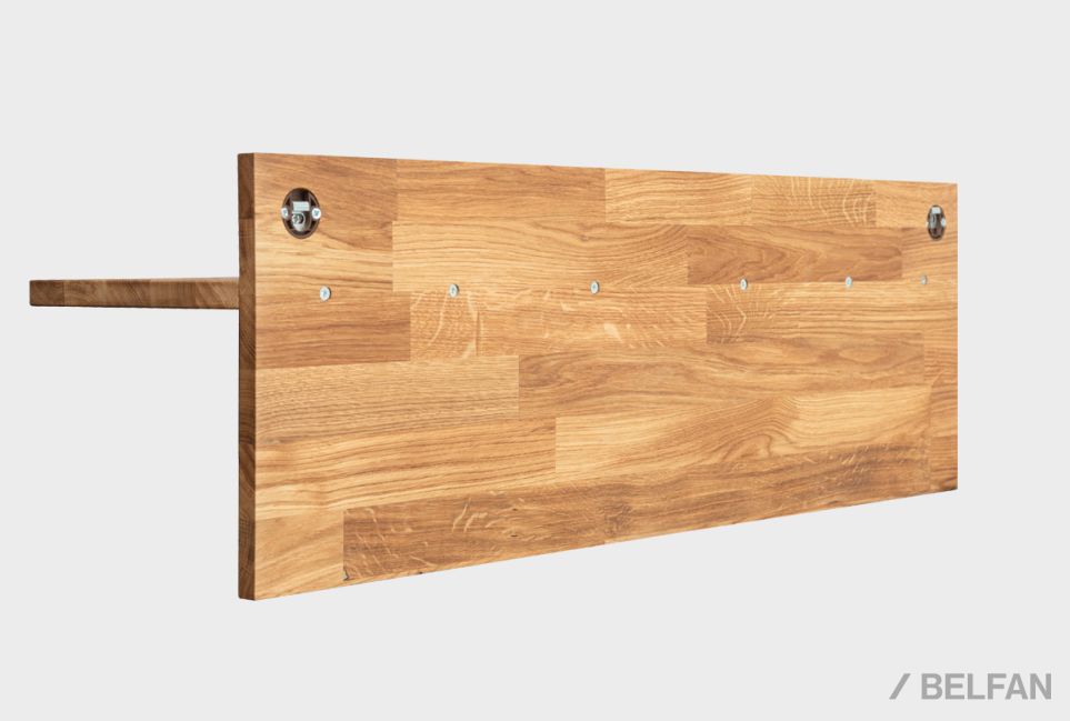 Вешалка настенная "Арт" массив дуба 7