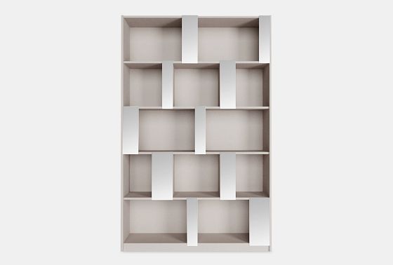 Стеллаж "Сакраменто" 150 (с зеркалами) МДФ, шпон дуба 3