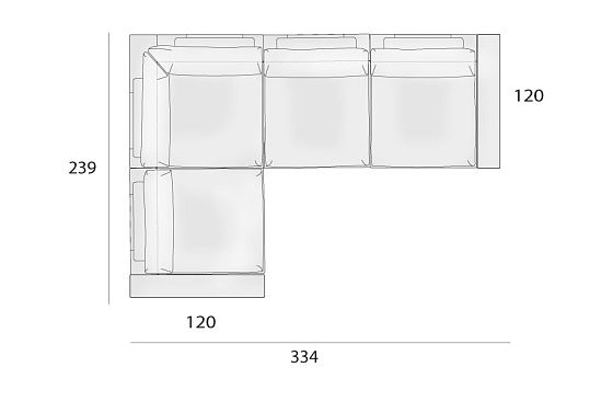 "Лофт" диван угловой  5