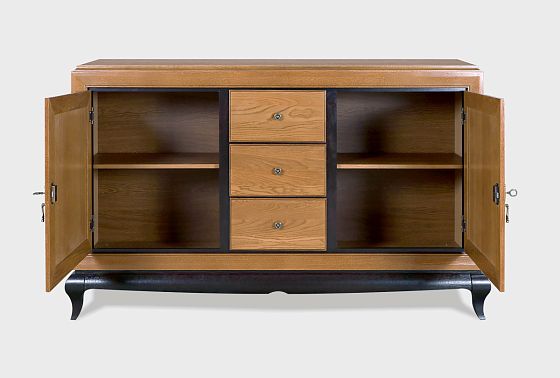 Тумба "Соната" 3 (с ящиками) массив и шпон дуба 8