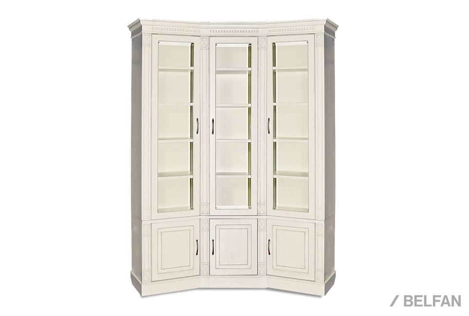 Набор мебели для библиотеки "Верди Люкс 1" массив и шпон дуба 1