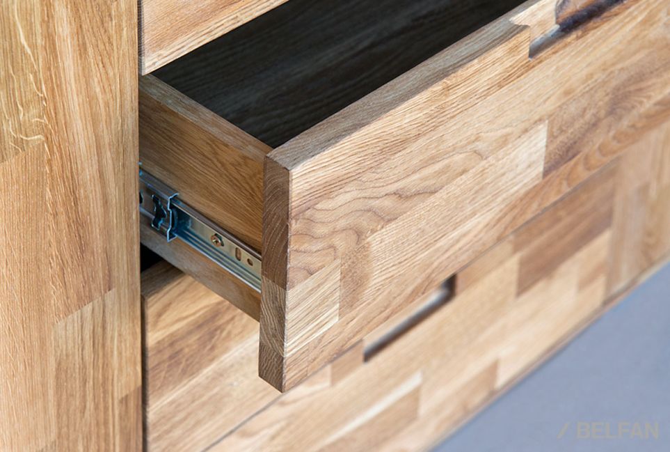 Тумба "Ирвинг" 3 массив дуба 6