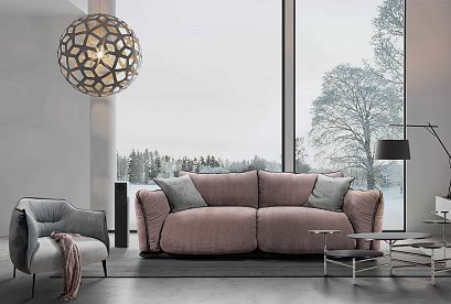 "Ферре" диван 3-х местный; нераскл.; 32; Ideal Vizon 13+Ideal 07+Havana 11 (гр.4/Турция)