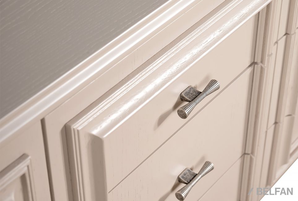 Тумба "Сакраменто" 4 (с ящиками) массив и шпон дуба, МДФ 8