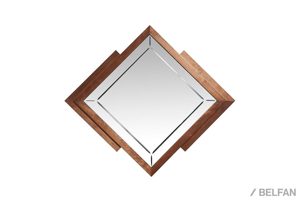 Зеркало "Seattle" массив и шпон ольхи 1