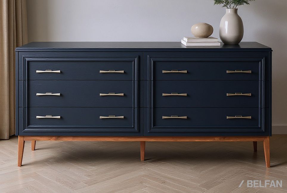 Комод "Сакраменто" 6 массив и шпон дуба, МДФ 1