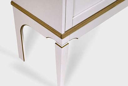 Тумба "Стюарт"; *ГМ 6539; персидский жемчуг, натуральный дуб