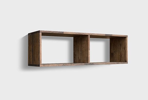 Полка настенная "Cube Design" 2 массив дуба 5