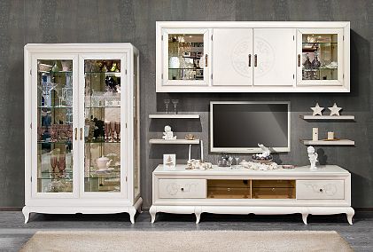 Шкаф с витриной 2-х дверный "Соната"