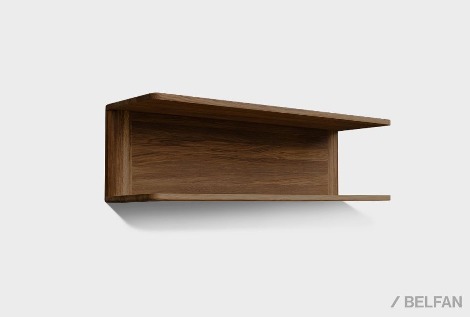 Полка настенная "Норд" 108 массив дуба 1