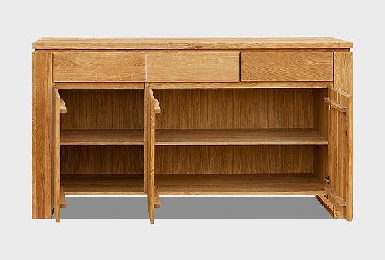 Тумба "Берген" В-33 массив и шпон дуба 5